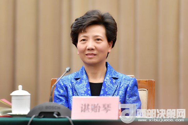 全國人大代表、貴州省委副書記、省長諶貽琴發(fā)言