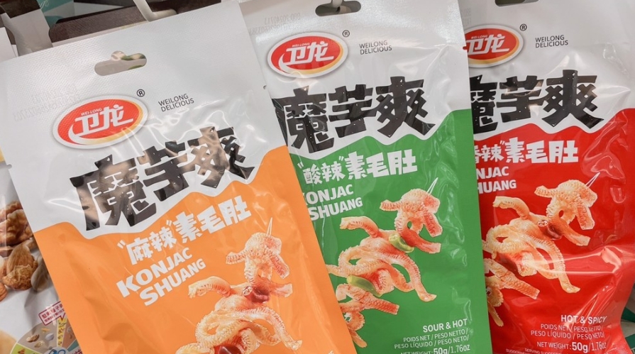 圖為魔芋爽。圖片來源：臺灣《聯(lián)合報(bào)》楊雅婷攝。